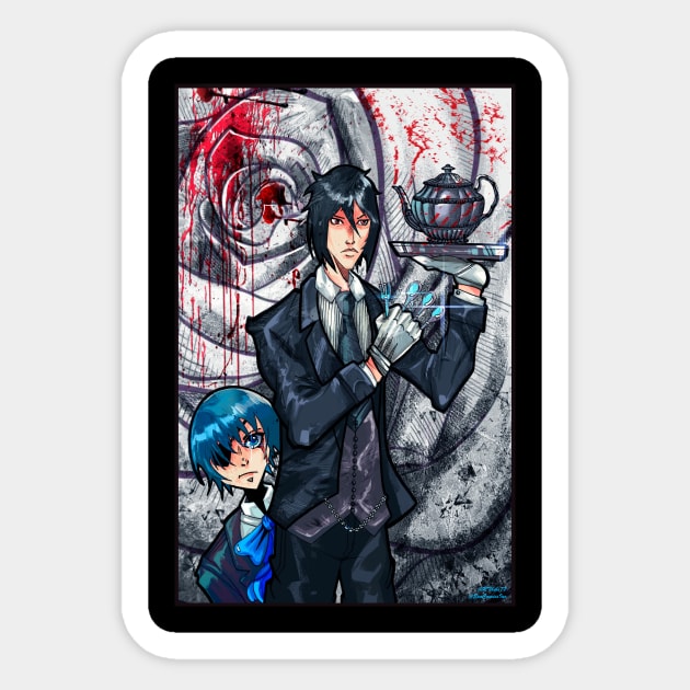 Black Butler Sticker by EvoComicsInc